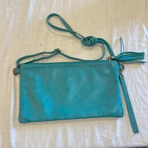 15098 Borse in Pelle crossbody purse made in Italy EUC